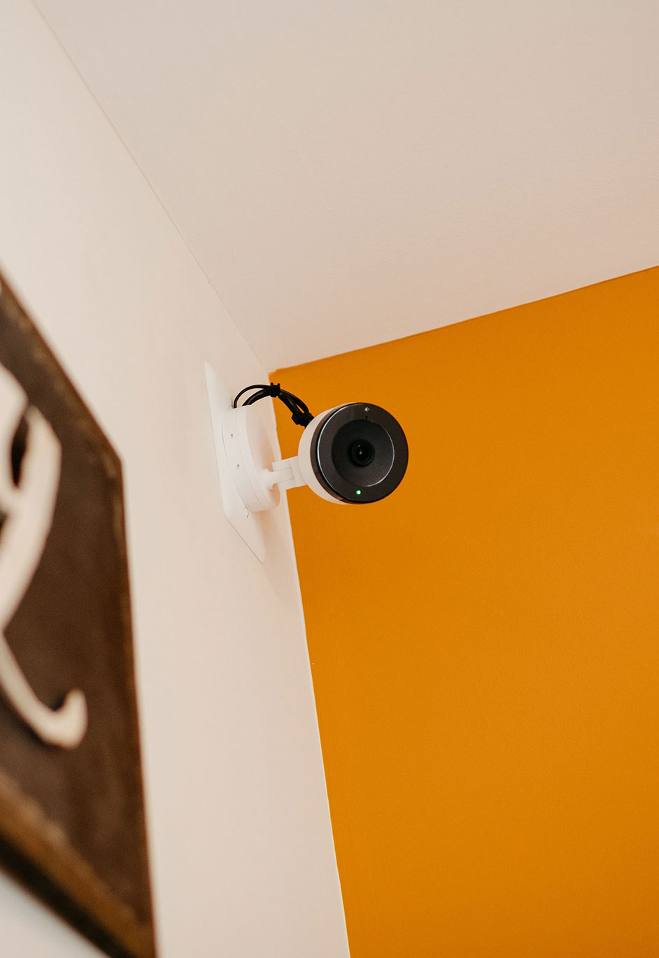 mounted indoor camera
